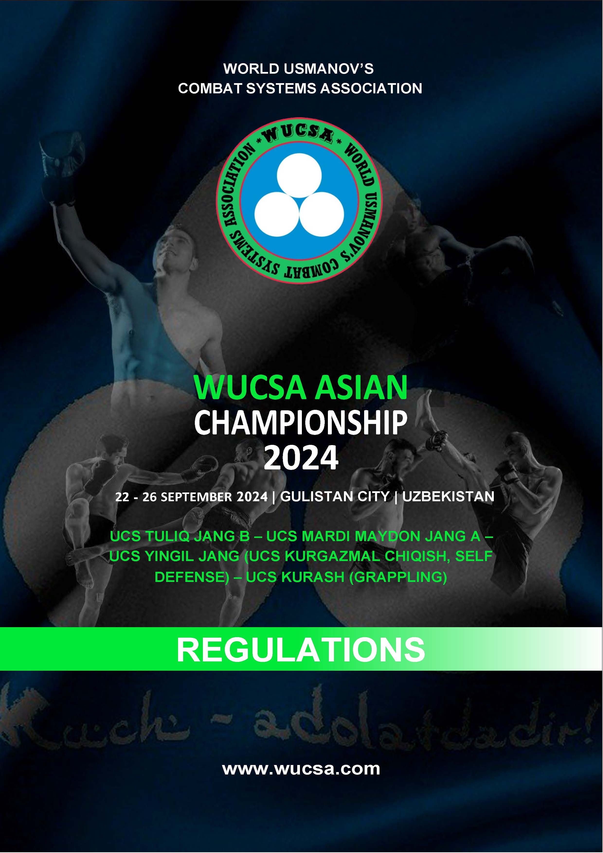 WUCSA ASIAN CHAMPIONSHIP 2024  cover photo